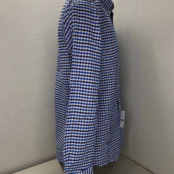 NEW BROOKS BROTHERS Oxford Polo Button-Down Shirt – Blue/Multi Check – Size M - Picture 6 of 10